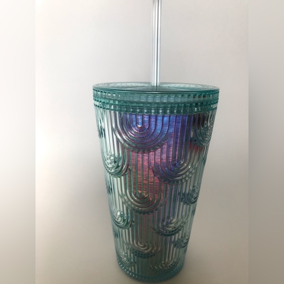 Starbucks Mermaid Scale Iridescent 16 oz Tumbler NWT - Picture 2 of 6